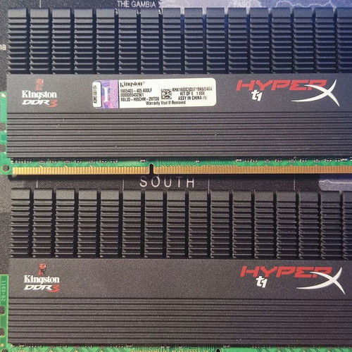 Kingston HyperX t1 DDR3 8GB (2x4GB) 1600MHz RAM used