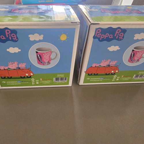Peppa Pig mugs new, pack of 2