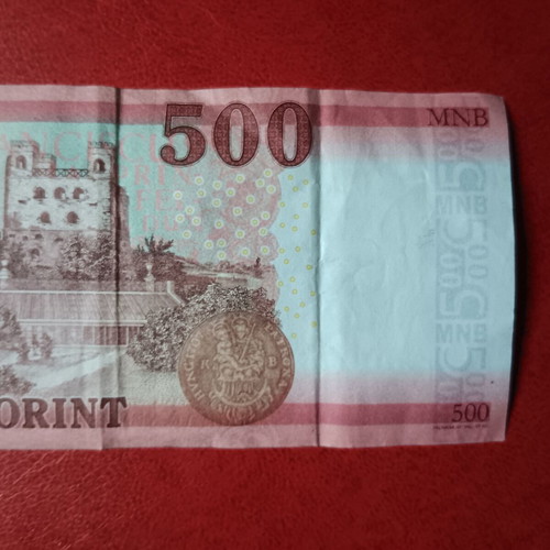 500 forint banknote of Hungary used