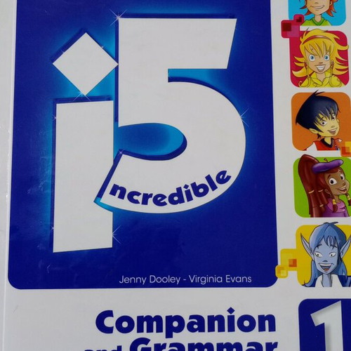 Incredible 5 1 English books like new, student's book, workbook, grammar, DVD, ebook