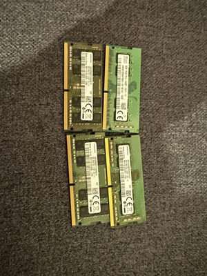 DRam 8 GB laptop memory modules like new, 2x2133MHz and 2x2400MHz
