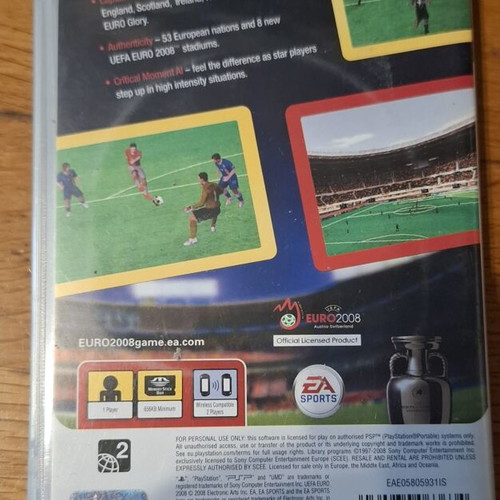 UEFA EURO 2008 Austria-Switzerland PSP game