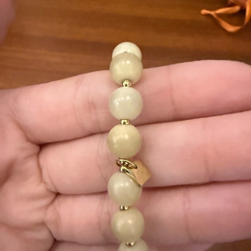 Βραχιόλι Zag Bijoux σαν καινούργιο, μπεζ με χρυσές λεπτομέρειες