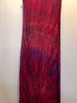 Φόρεμα maxi stretch batik χειροποίητο από Ινδία σαν καινούργιο, ρυθμιζόμενο μέγεθος XS/S/M