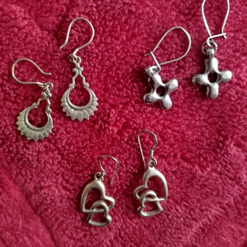 Silver earrings 925 pair like new
