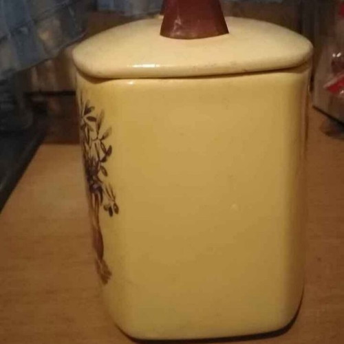 Vintage ceramic cookie jar