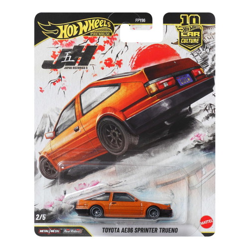 Hot Wheels Toyota AE86 Sprinter Trueno diecast car