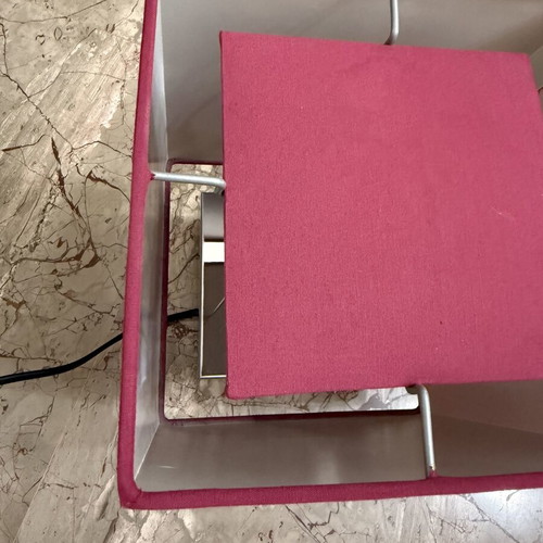 IKEA SÅNGEN table lamp like new, dark red fuchsia