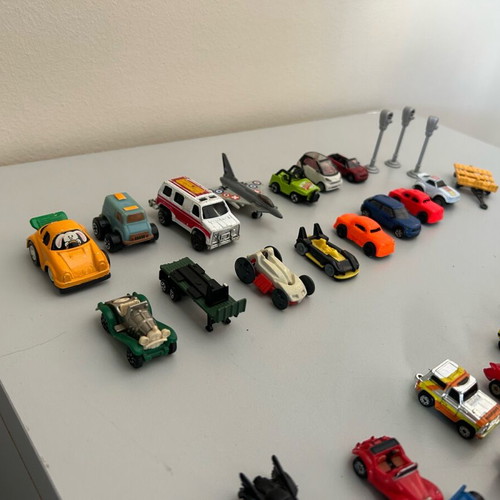 Toy cars used very small vintage