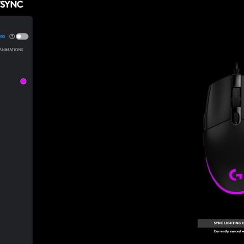 Logitech G102 Lightsync RGB Gaming Mouse used, 8000 DPI