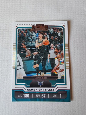 Κάρτα Lamelo Ball Panini-Contenders Basketball 2023-24 Game Night Ticket
