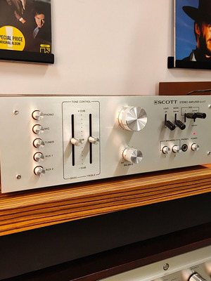 Scott A-417 vintage stereo integrated amplifier used