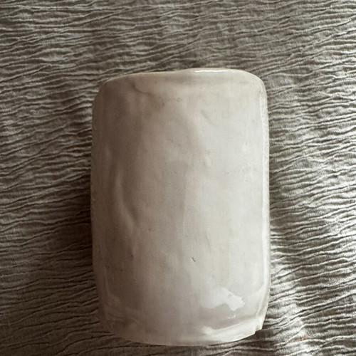 Handmade ceramic cup for cold drinks