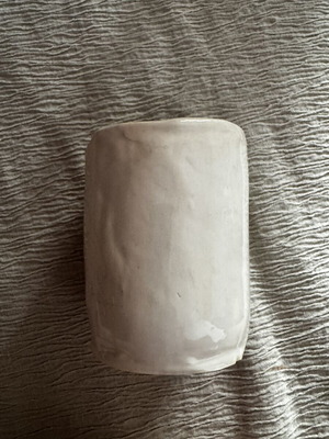 Handmade ceramic cup for cold drinks