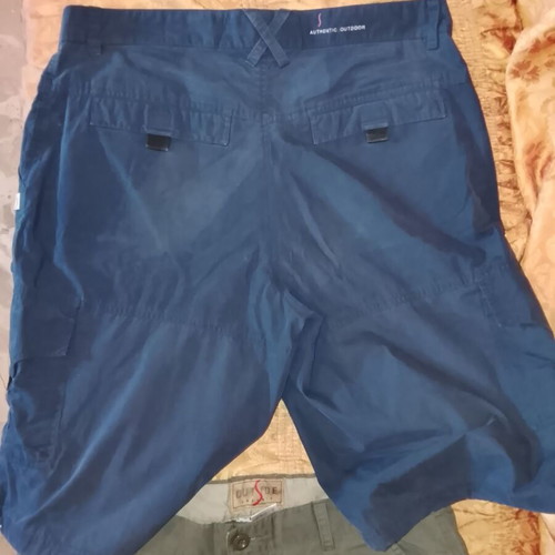 Men's casual bermuda shorts used, size L, multicolor