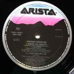 Whitney Houston I Have Nothing vinyl record used, R&B Soul
