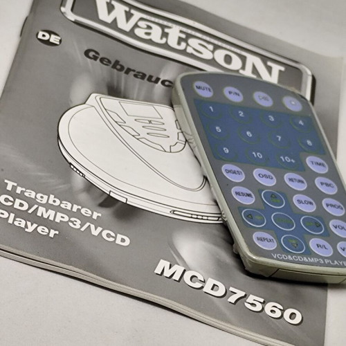 Watson MCD7560 portable vintage VIDEO VCD/CD/MP3 player, new in box