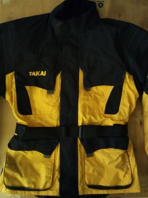 Takai motorcycle jacket used, size S with protectors