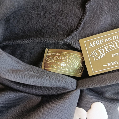 Denim Tears black hoodie set, size small