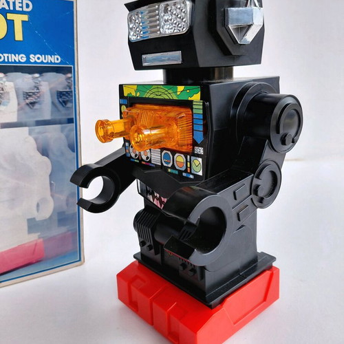 Besford Robot new from 70s-80s decade, functional sounds and lights