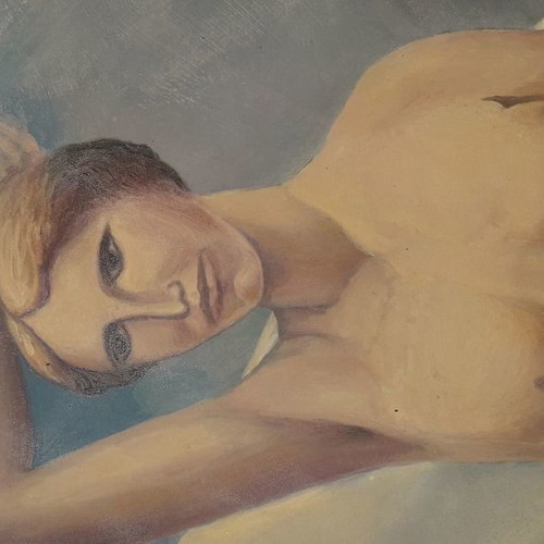 Nude oil painting artwork by Theio Nick new 70x90 cm