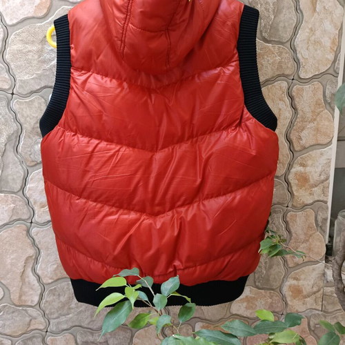 Unisex jacket size M brick red like new