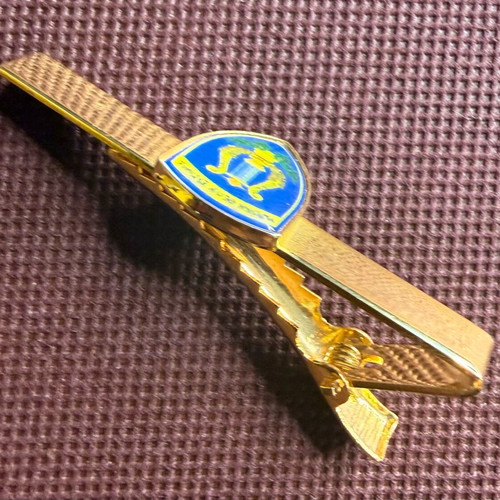 Musical Corps Tie Clip like new, gold color