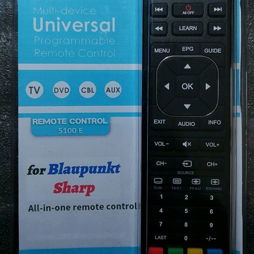 Replacement remote control for Blaupunkt and Sharp TVs new