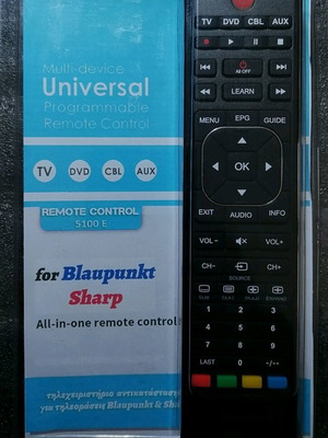 Replacement remote control for Blaupunkt and Sharp TVs new