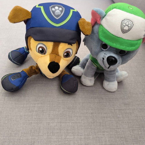 Paw Patrol plush toys like new, Chase and Rocky