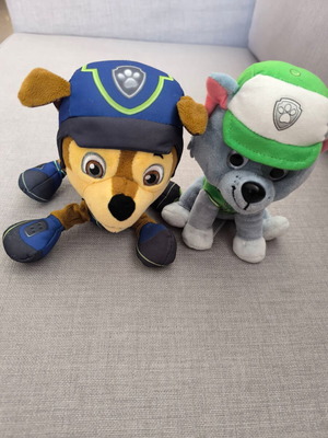 Paw Patrol plush toys like new, Chase and Rocky