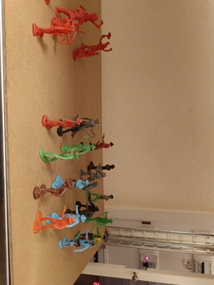 Cowboy and Indian figures used, set of 27