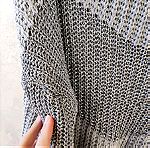  Πλεκτό πουλόβερ με μεταλλιζέ πλέξη