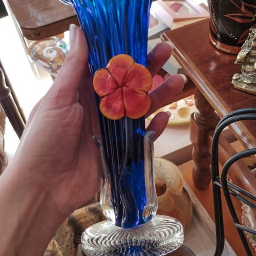 Vintage vase in Murano style, Italian made, like new