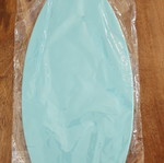 Silicone heat-resistant iron rest, blue-green