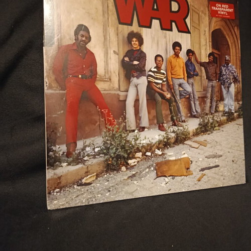 Now Playing War vinyl LP sealed, transparent red, funk disco