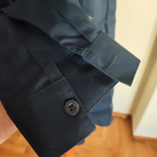 Chico's dark blue cotton shirt like new, size S