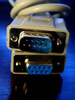 RS-232 cable like new (serial cable)