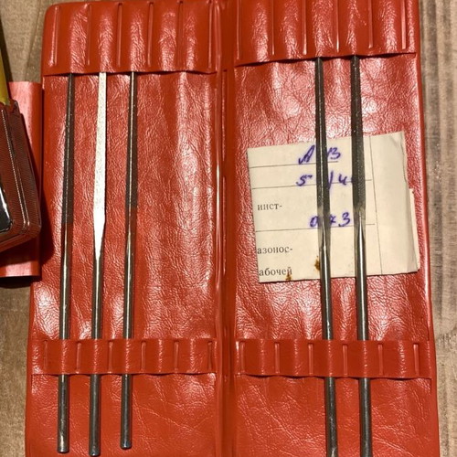 Diamond needle files USSR like new, pack of 5
