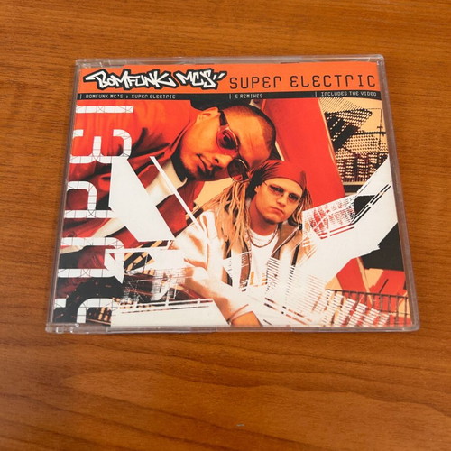 Bomfunk MC's Super Electric CD single used