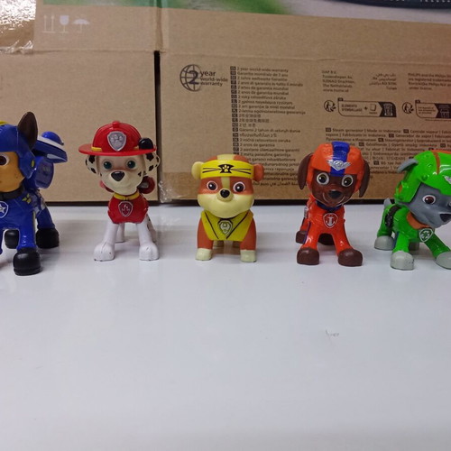 Paw Patrol Action Pack Pups set of 5 figures used