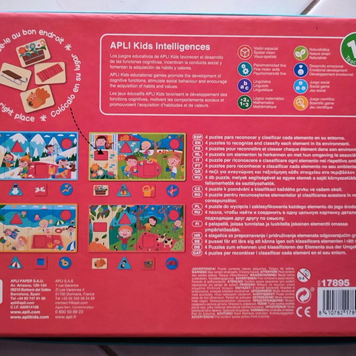Children's puzzle used, set of 4
