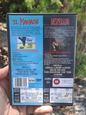 El Mariachi and Desperado DVD used, collectible masterpiece
