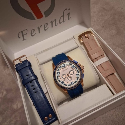 Ferendi women's watch new with 3 interchangeable straps