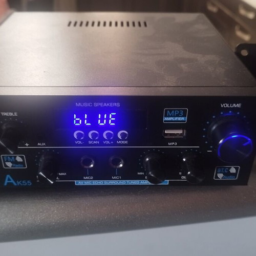 Mini Bluetooth amplifier AK55 like new with multiple inputs