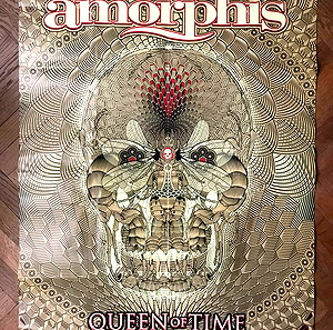Amorphis - Queen of Time big promo poster rare vintage retro