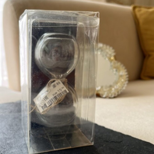 Glass timer 3 minutes new, gift idea for players and chefs