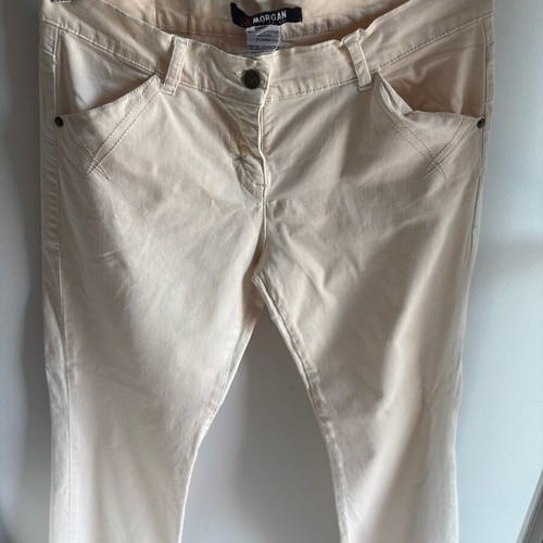 Morgan vintage flared pants white XL 42 14 used