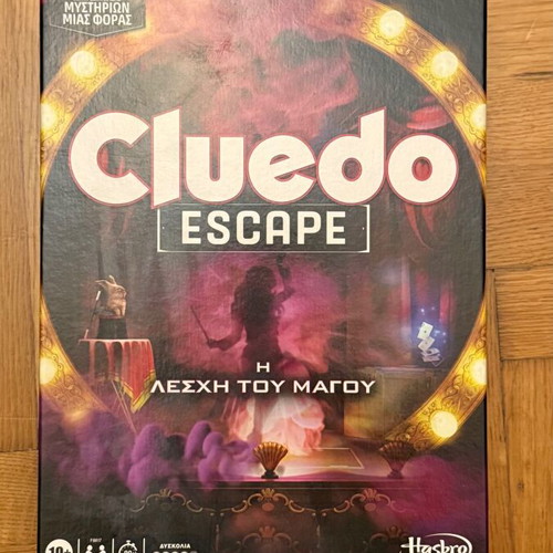 Cluedo Escape The Magician's Club board game like new