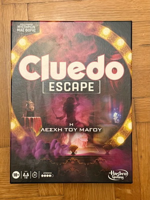 Cluedo Escape The Magician's Club board game like new